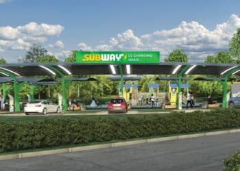 Subway-Elektroauto-Laden